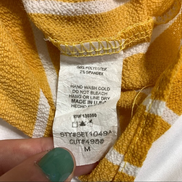 PEPPERMINT USA Paperbag Waist Striped Shorts - Picture 10 of 10